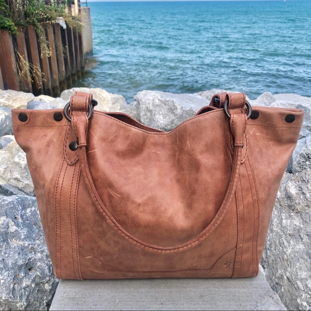 FRYE Melissa Shoulder Bag Dusty Rose Purse NWT
